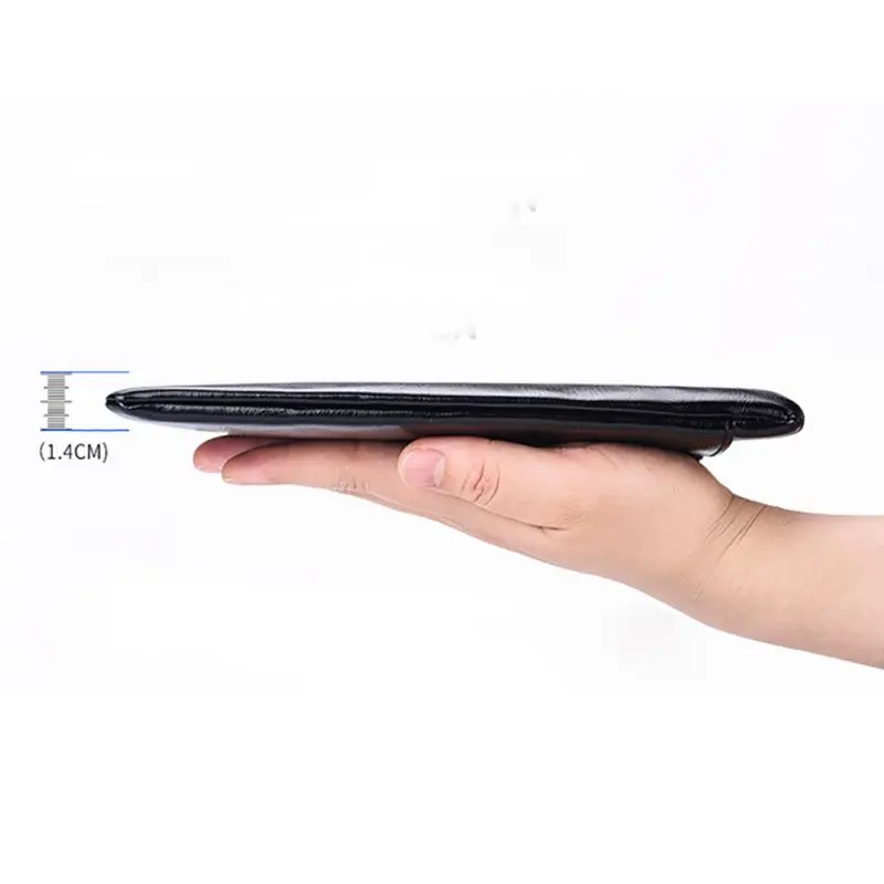 Ultrathin Small Wallet Classic Long Style Card Holder Male Phone Purse Zipper Large Capacity Big Brand Luxury Wallet Men Portfel