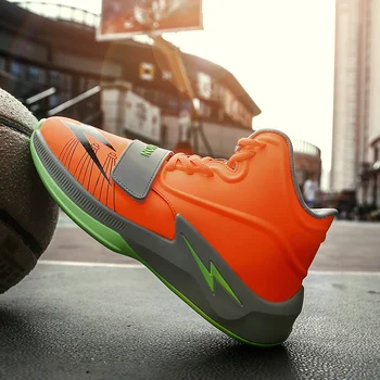 orange platform trainers