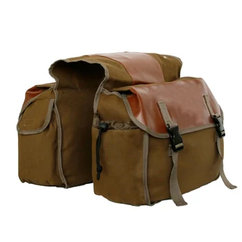 

Pack Rear Seat Double Panniers Bag Travel Canvas Universal Accessories