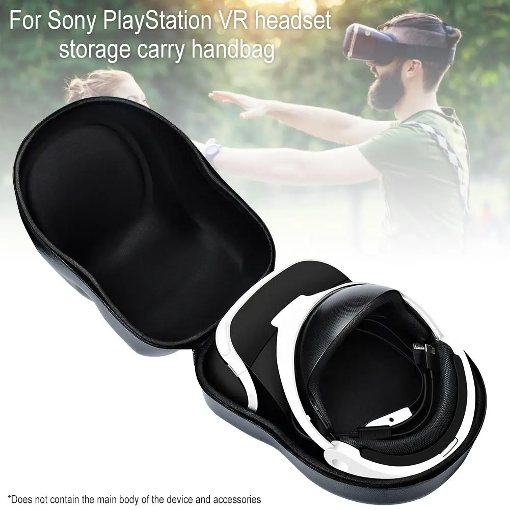 НОВЕЙШАЯ портативная сумка для хранения для sony PS playstation VR PSVR PU + чехол для кабеля + лайкра + ручка eva чехол для путешествий