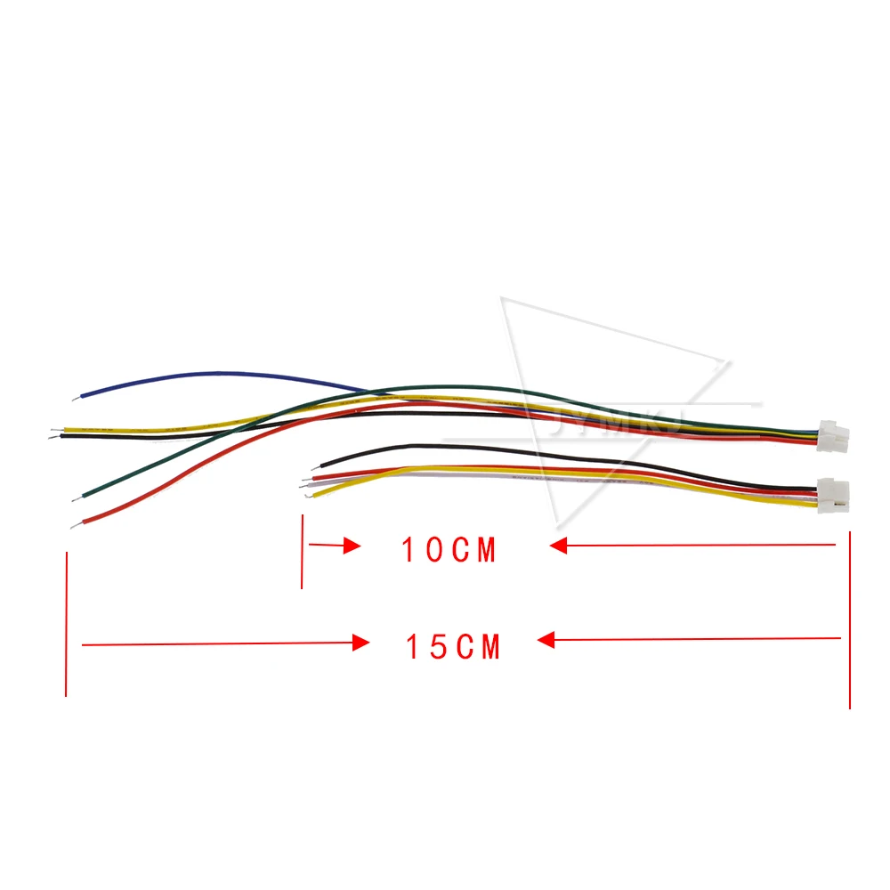 10 шт. 2 P/3 P/4 P/5 P/6 Pin JST GH серии 1,25 разъем с проводом 100 мм/150 мм 1007 28 AWG GH1.25 1,25 мм