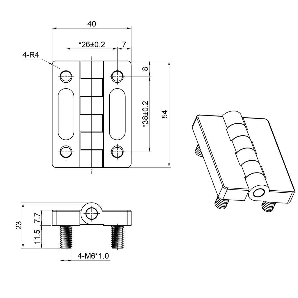 1 Pcs Heavy Duty Stainless Steel Boat Cabin Door Hinge With Screw Bolt 2019 New 