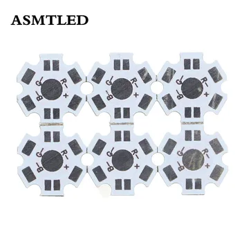 

10pcs 50pcs 100pcs 1000pcs led Aluminum 20mm Star Heat Sink 1W 3W 5W High Power LED PCB Base Plate Circuit Board DIY Chip Beads