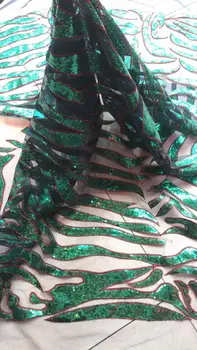 

Sat-9.9221 embroidered Mesh Tulle fabric Factory price sequins Nigerian lace fabrics