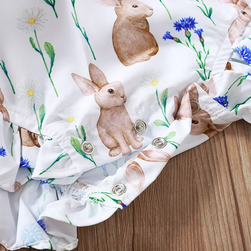 Милый комбинезон для маленьких девочек с цветочным принтом; винтажный комбинезон с рукавами-крылышками для девочек; летняя одежда для маленьких девочек