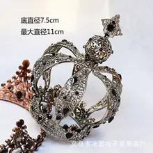 Украшение для выпечки, барокко, черный замок, корона, украшение торта, королева, день рождения, украшение торта, десертный стол