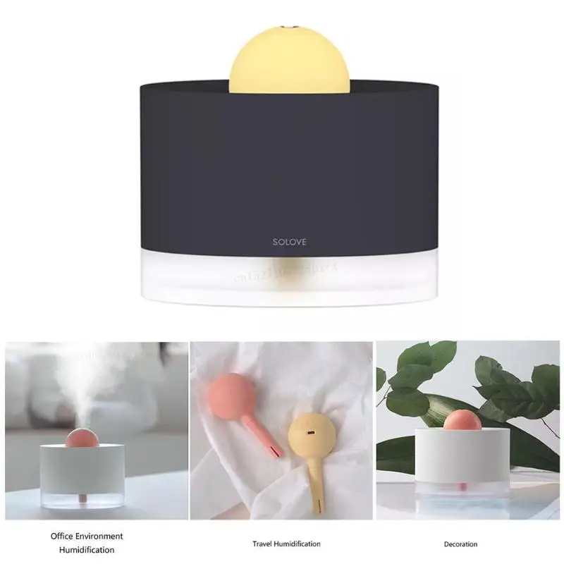 Xiaomi SOLOVE H5 увлажнитель воздуха, 400 мл, usb зарядка, охлаждающий распылитель, очиститель воздуха, настольный бесшумный увлажнитель воздуха для офиса, дома