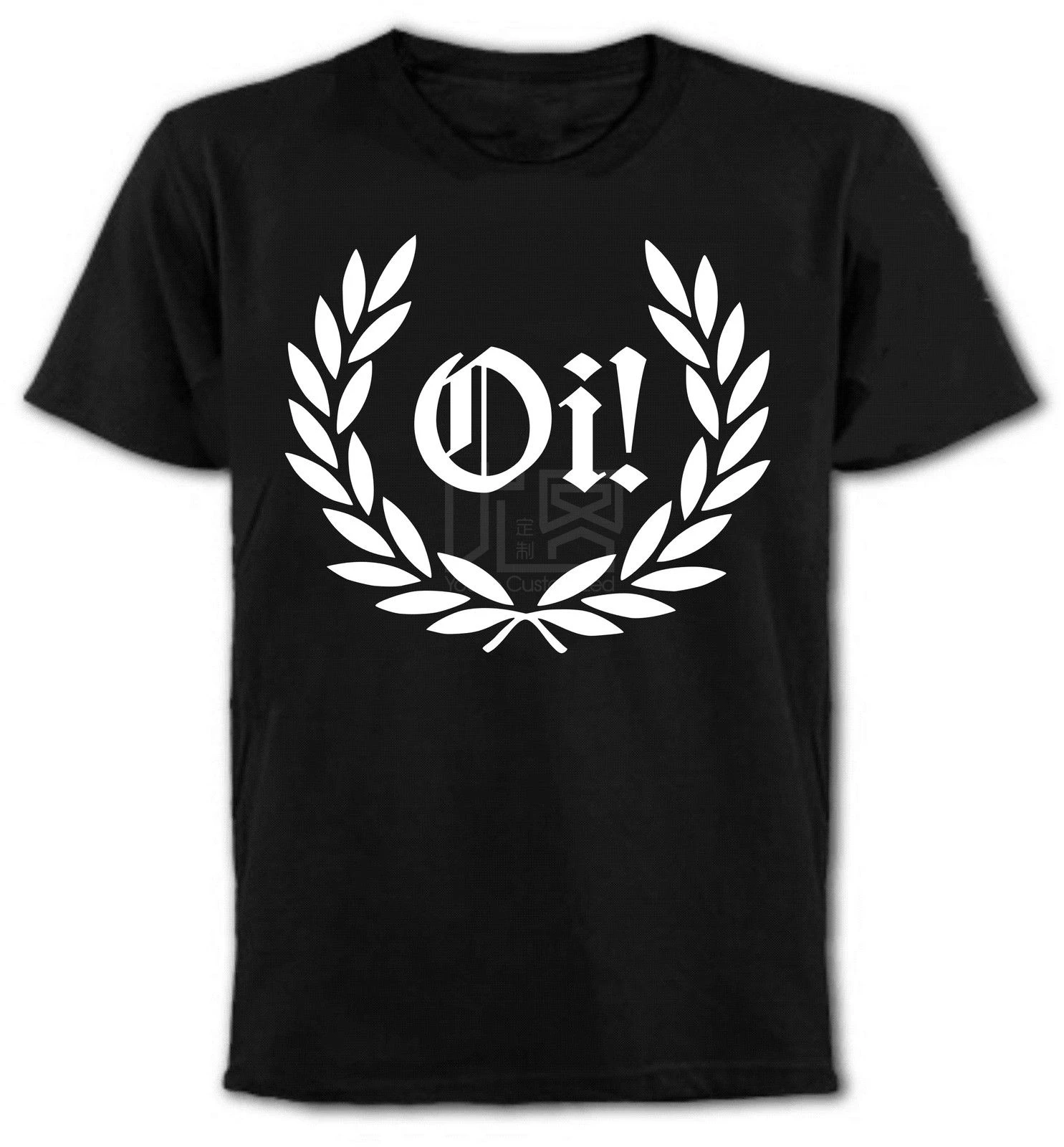 &quotОй!&quot Лорел-Футболка-панк-рок Skinhead Hardcore-Toutes Les Tailles рубашка хлопок Высокое