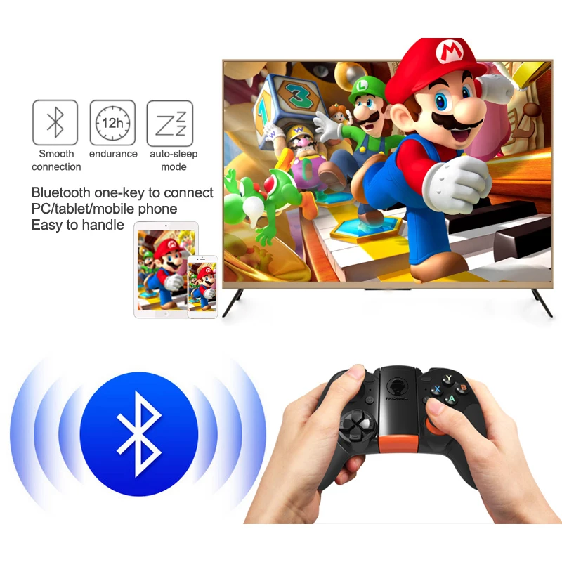Для IOS Android PC игровые аксессуары Практичный Прочный высококачественный 4-й Bluetooth беспроводной игровой контроллер геймпад