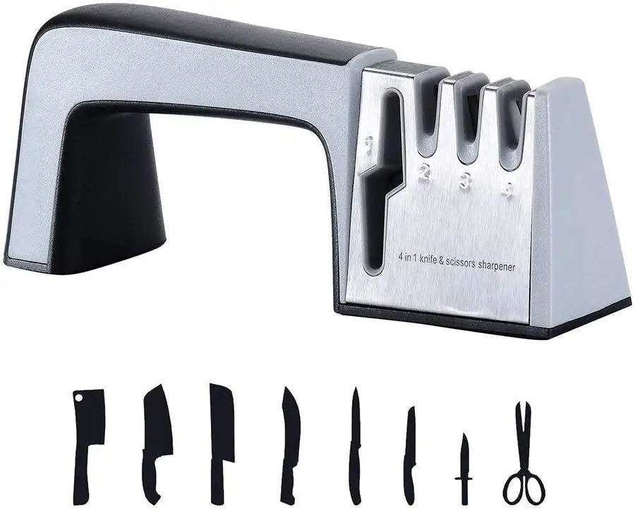 Профессиональная эргономичная точилка для ножей 4 в 1 ножницы заточки камня