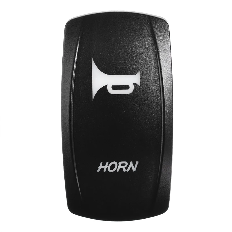 DC 12V/24V ON/OFF Horn Rocker Toggle Switch Blue LED SPST Waterproof Switches Universal For Car Motorcycle Boat Truck