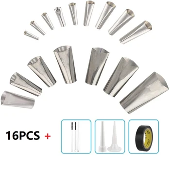 

22pcs Caulk Nozzle Applicator +Brush Glue Nozzle Tape Caulking Sealing Tools