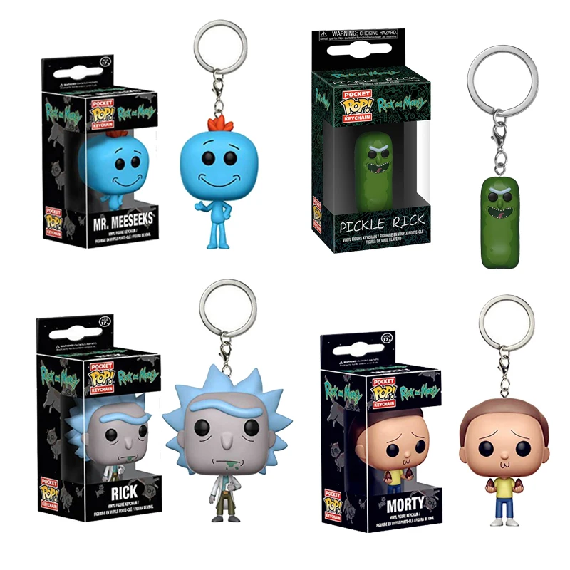 Брелок коллекционные игрушки с изображением Рика | Игрушки и хобби
