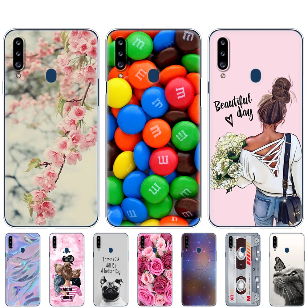 Чехол для Samsung Galaxy a20s чехлы силиконовый чехол-бампер A20s A 20s a207 мягкий чехол с