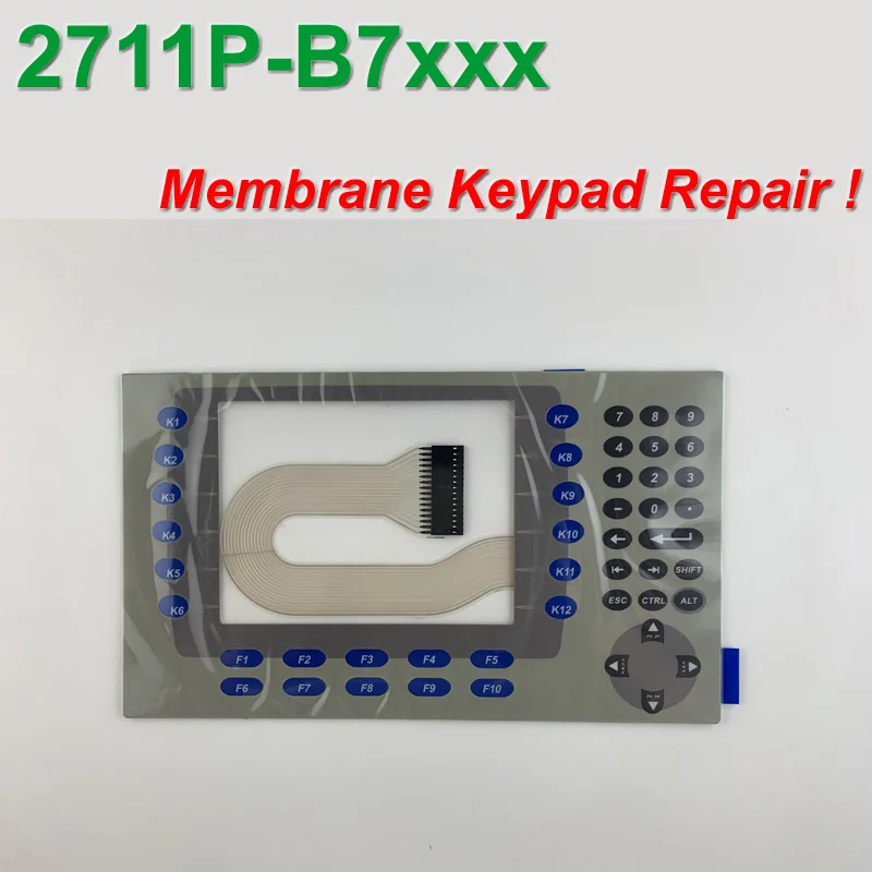 ALLEN BRADLEY 2711P-B7 PANELVIEW PLUS 700 мембранная клавиатура 2711P-B7C K7M, есть