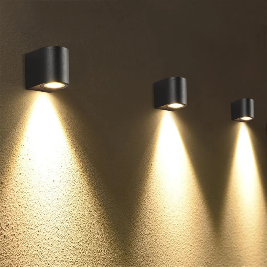 

Thrisdar Modern Surface Mounted Led Wall Light Outdoor Courtyard porch Wall Lamp Waterproof Villa Balcony Aisle Corridor Sconce