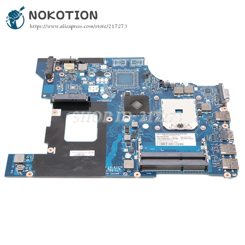 NOKOTION для lenovo Thinkpad E545 Материнская плата ноутбука 15," VALEB LA-8127P REV 1,0 04X4809 разъем FS1 основная плата DDR3
