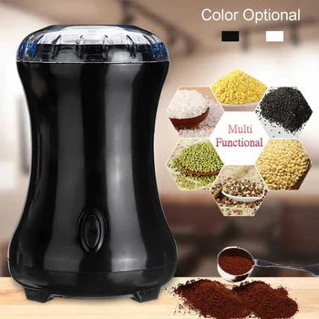 

160W Electric Coffee Grinder Spices Herbs Nuts Grinding Mill Machine Semi-automatic Coffee Grinder Stainless Steel 220V Sonifer