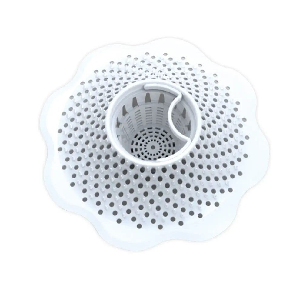 

Bathroom drain filter, bathroom sink hair chase, white, 2 packs,