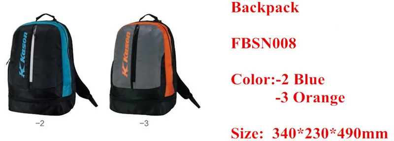 Новые Kason FBJN032 сумки для бадминтона рюкзак для уличного спорта для мужчин и женщин большой емкости спортивный пакет