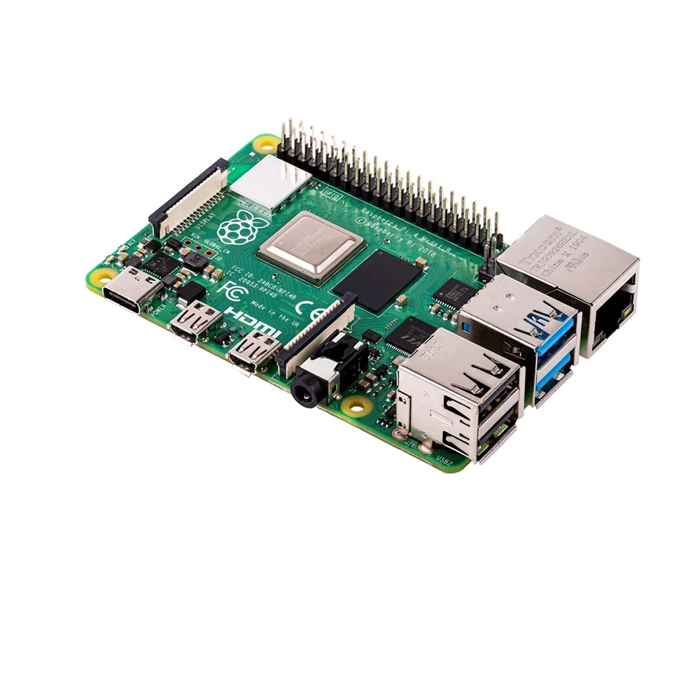 Последняя модель Raspberry Pi 4 B с 2 Гб ОЗУ BCM2711 четырехъядерный Cortex-A72 ARM v8 1,5 ГГц Поддержка 2,4/5,0 ГГц