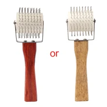 Из нержавеющей стали для пчеловодства игольчатый ролик раскачивания меда гребень извлечения инструмент