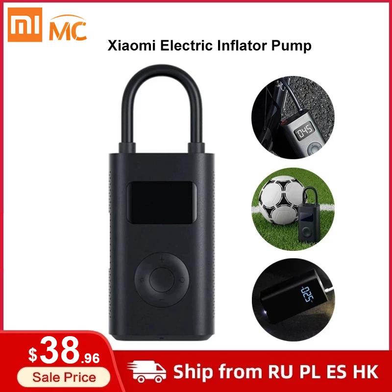 Inflator-Pump Scooter Bike Football Car Tire-Pressure-Detection Digital Motorcycle M365-Pro