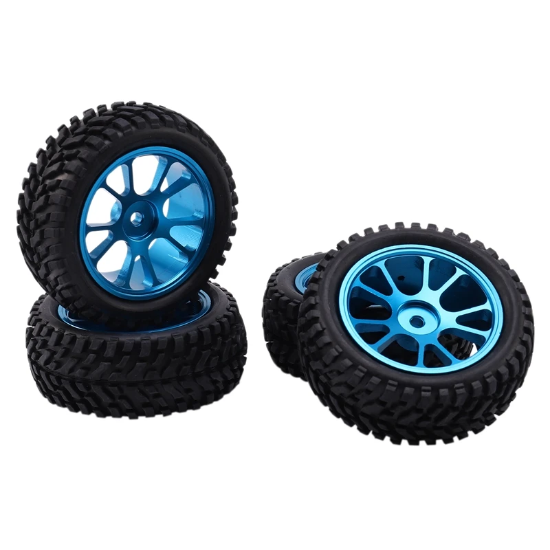 Колесная шина для WL 1/18 A959 A979 A969 Racing RC Toy Accessories 75 мм сплав синий цвет|Детали и