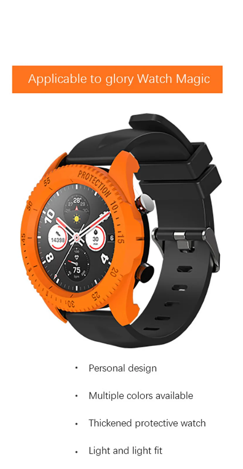 OMESHIN для huawei Honor Watch Magic Tracker оболочка силиконовая рамка защищает ПК твердость, устойчивость к царапинам 731#2