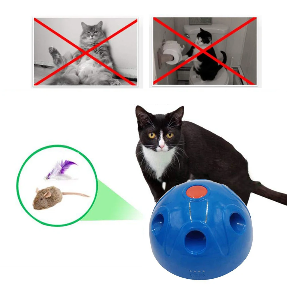 Cat Toys Interactive Automatic Pet Toy For Cats Pounce Teaser Training Electric Amusement Mouse Toys For Cat Gift