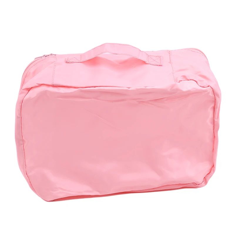 pink 6 шт./компл. мульти Размеры сумки для путешествий, сумка для хранения для одежды опрятный Чемодан чемодан чехол бюстгальтер Косметика нижнего белья, мешок для обуви - Цвет: pink