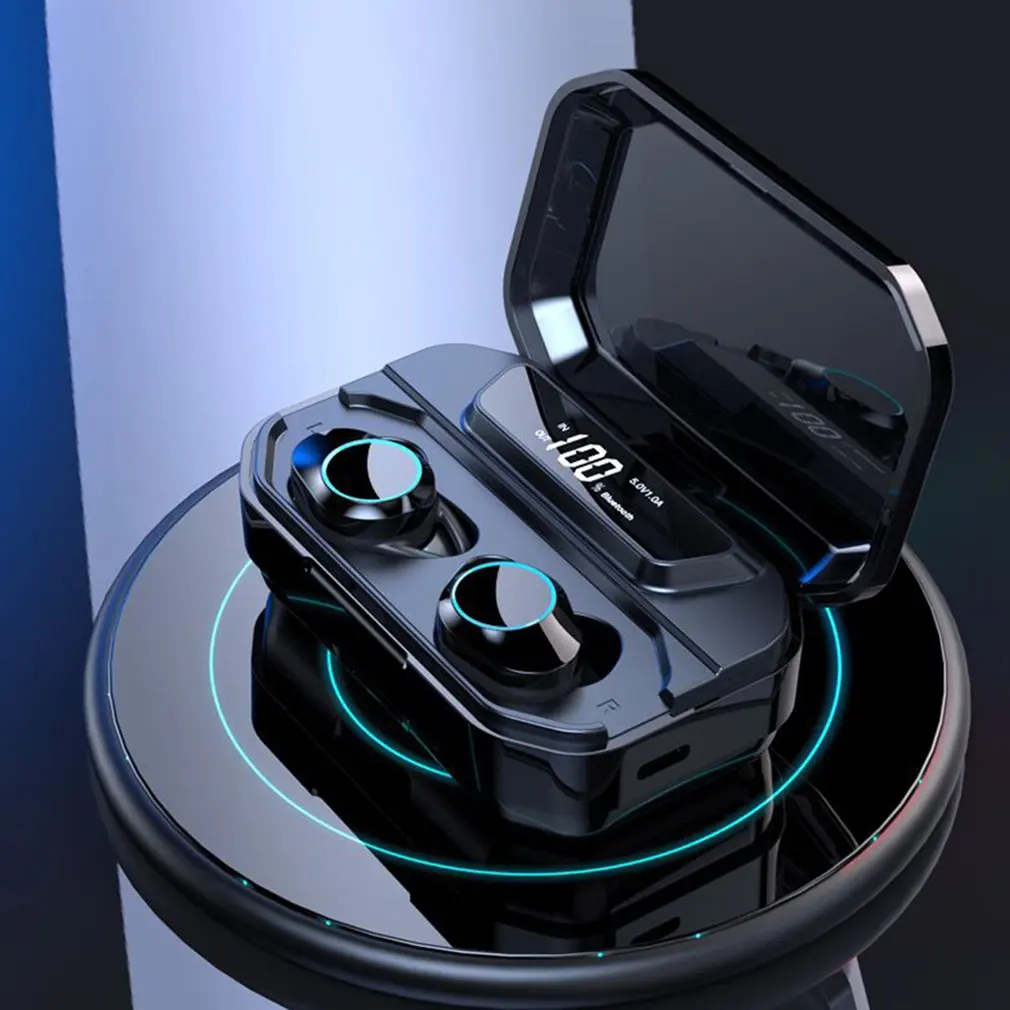 True Stereo Earphone Wireless Earbuds IPX6 Waterproof Headph