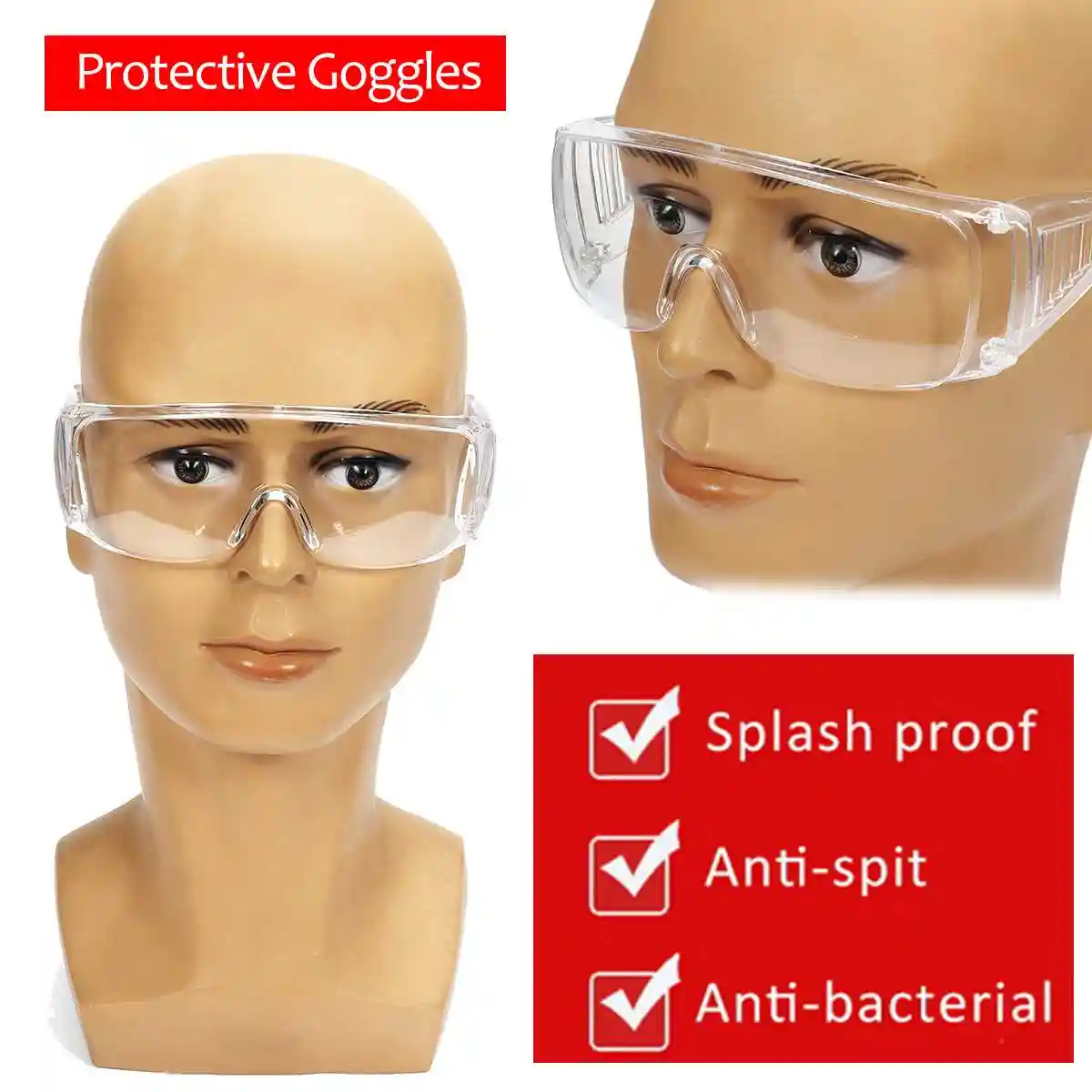 splash proof safety goggles