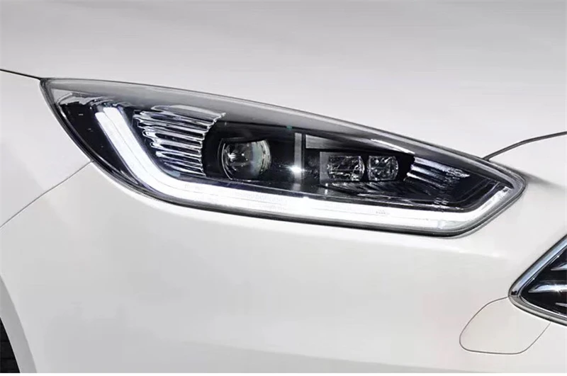 Автомобильный Стайлинг 1 комплект для Ford focus фары светодиодный DRL Противотуманные фары Дневные ходовые огни HID комплект