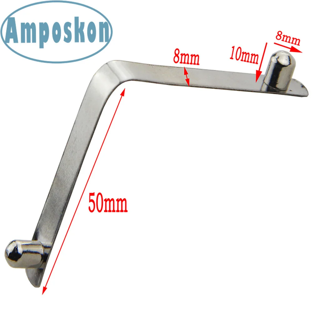 8pcs Stainless Steel Clips Kayak Paddle Tent Pole Snap Button Fastener