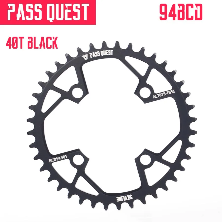 PASSQUEST 94 BCD 32 T-40 T цепь CNC полый MTB дорожный велосипедная цепь колеса