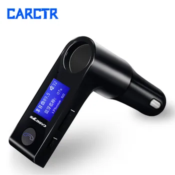 

Car Cigarette Lighter MP3 Bluetooth Transmitter Receiver Handsfree Dual USB Bluetooth Player Aux Transmitter Car Charger G7S