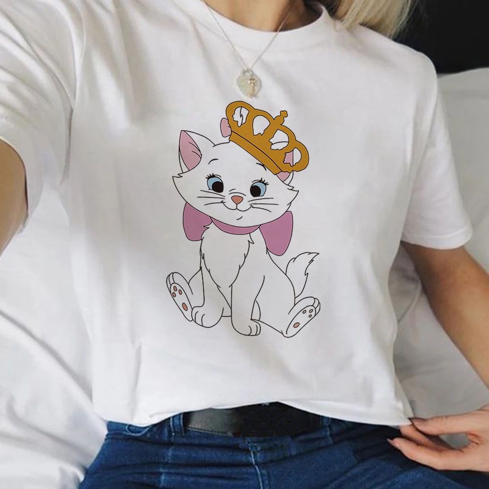 Disney Marie Cat Imperial Crown T Shirt 