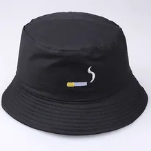 Сигарета рыбак шляпа Tide No Chil вышивка шляпа котелок уличная шапка личность Панама шляпа Gorro Кепка Панама дропшиппинг#11