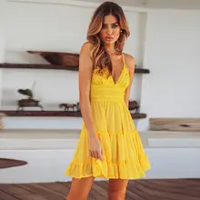 yellow summer dress
