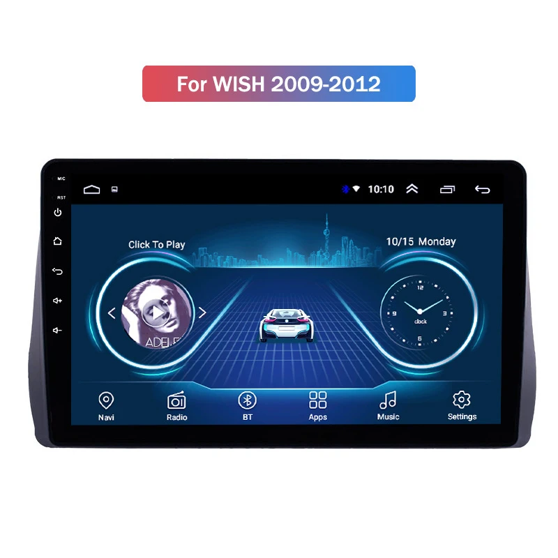 HOT Android 9 Car DVD Player For Toyota Wish 09-12 Navigator car GPS All-in-One Navigation Machine BT Wifi HU | Автомобили и