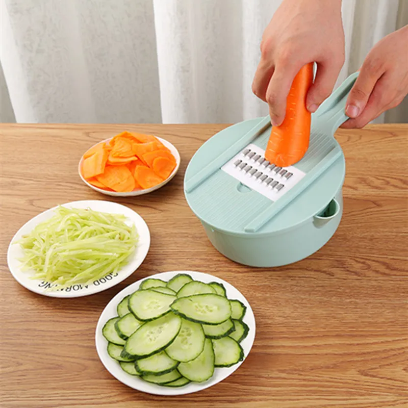 

Mandoline Slicer Vegetable Kitchen Tools Accessories Slicer Potato Peeler Carrot Onion Grater multi-functional Vegetable Cutter