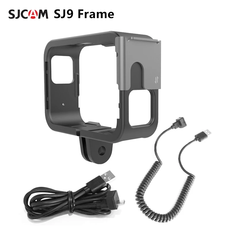 SJ9 рамка защитный держатель пластиковая с шлемом USB кабель для SJCAM Strike / sj9 Max 4K Экшн
