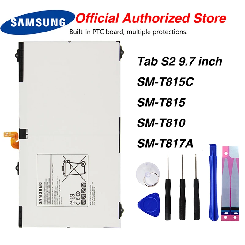 Оригинальная Аккумуляторная батарея Samsung GALAXY Tab S2 9 7 T815C|Аккумуляторы для