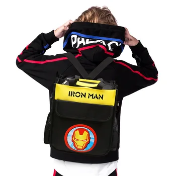 

28*18*33cm Anime Spiderman school bag child Backpack iron Man student school bag High capacity Multifunction child school bag