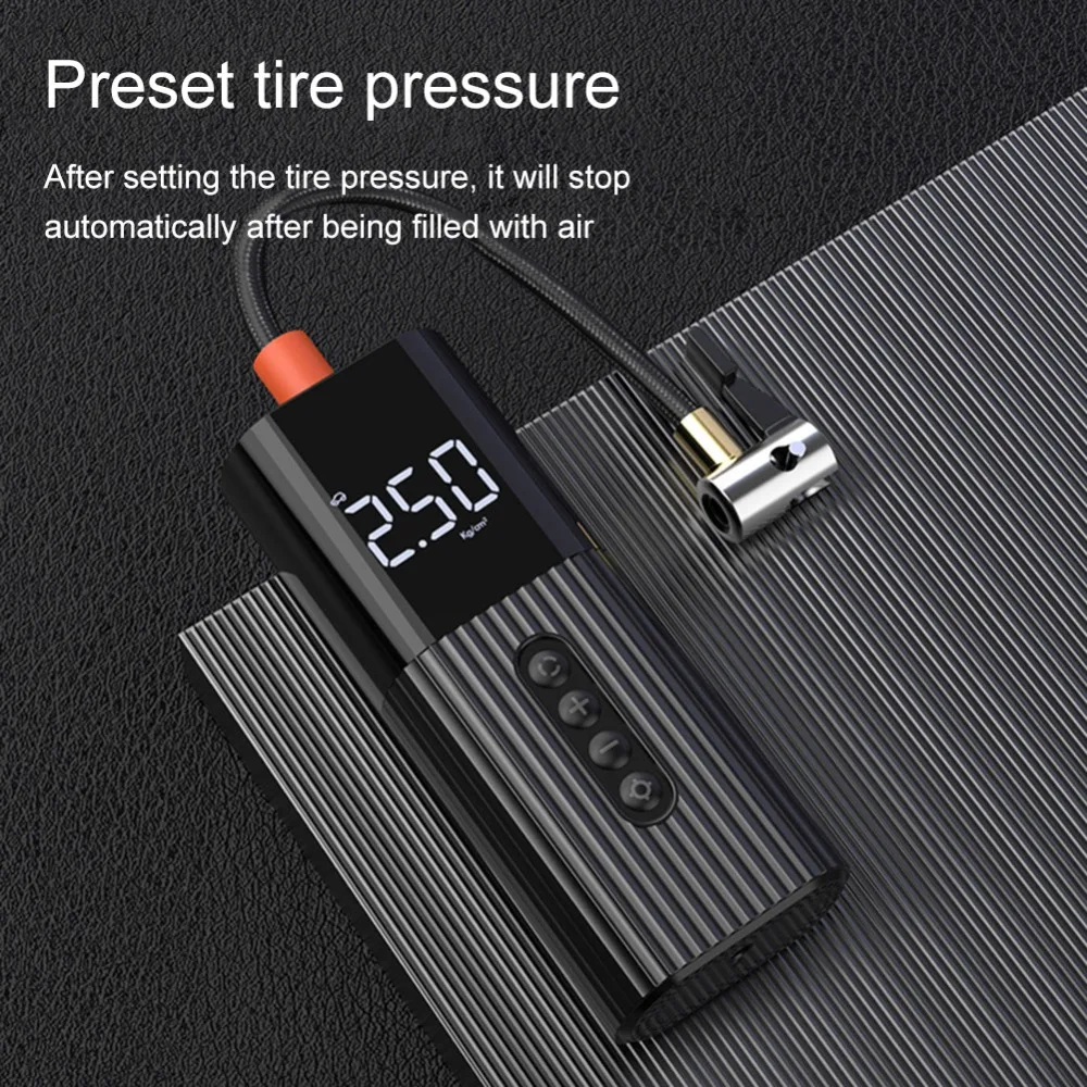

Universal DC/AC 12V LED Display Air compressor 3 Nozzles Home Car Inflatable Pump For Car Bicycle Motorcycle Tire Swimming Toy