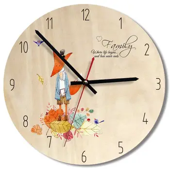 

Creative wall clock, living room decoration, retro cartoon clock, meter, European style wall clock Section A