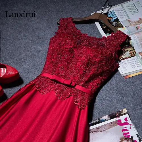 

formal party dresses 2019 Vestido de Festa A-line Lace Up Back Formal Party Gown