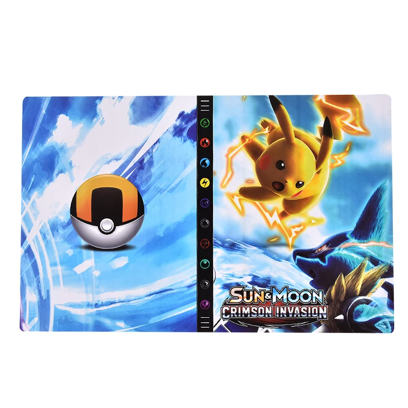 New Large Capacity Card Album Book For Pokemon Top Loaded List Playing