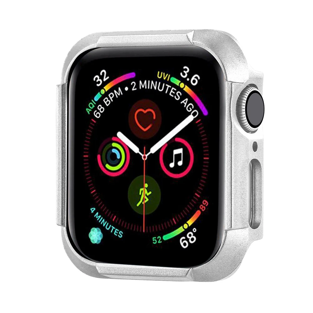 Чехол из поликарбоната для Apple Watch 4, 40 мм, 44 мм, защитный чехол для iWatch 5, 40, 44 мм, бампер для часов, Жесткая Броня, защитная рамка, серия 4
